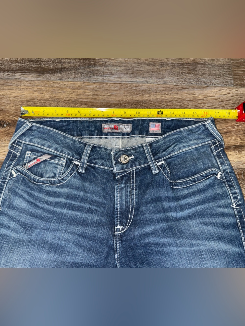 NWOT🔥ARIAT Women's Mid Rise Flame Resistant Boot Cut Jeans Size 31R - Picture 10 of 13